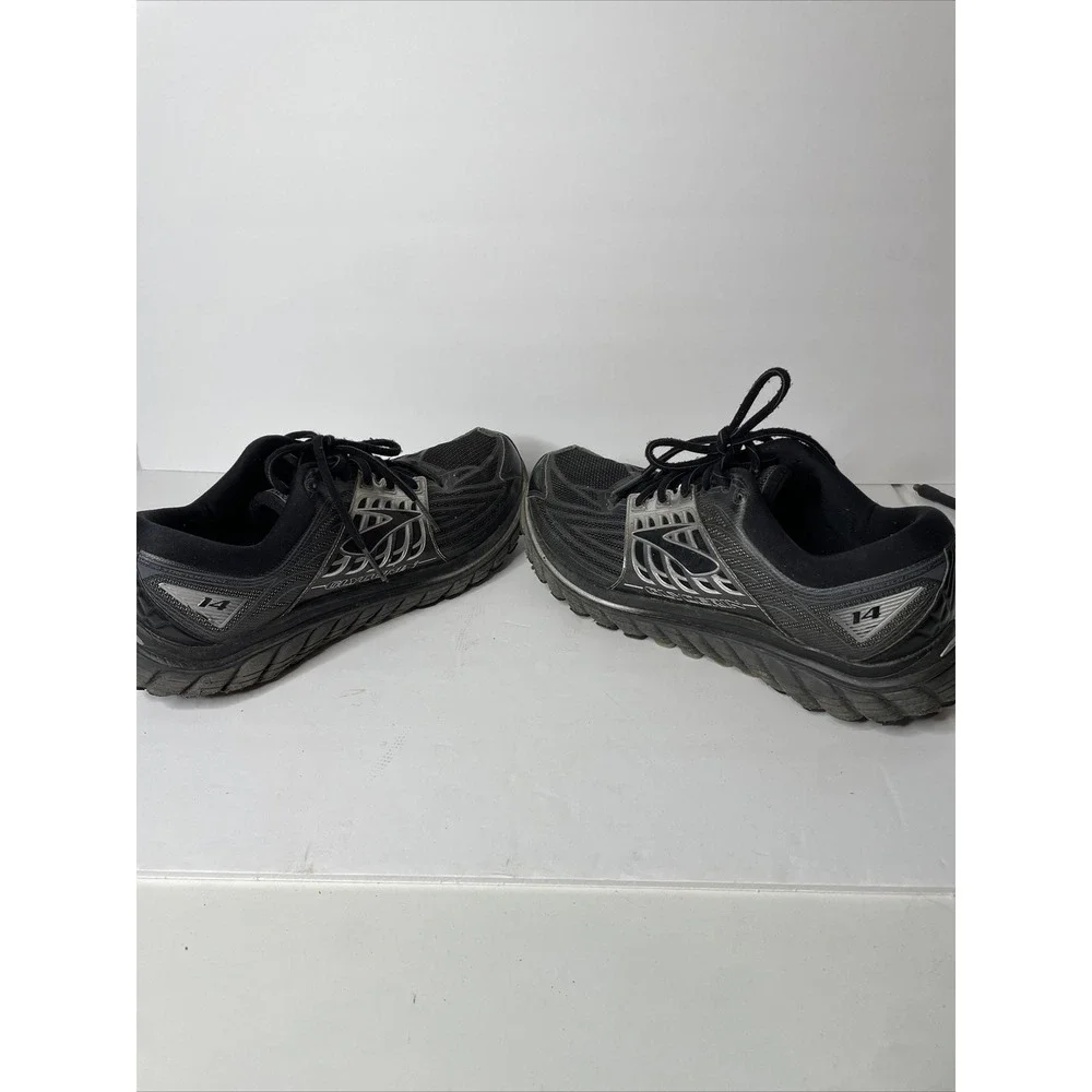 Brooks Glycerin 14 Running Shoes Men's Size 12 M Black‎ Silver. 1002361